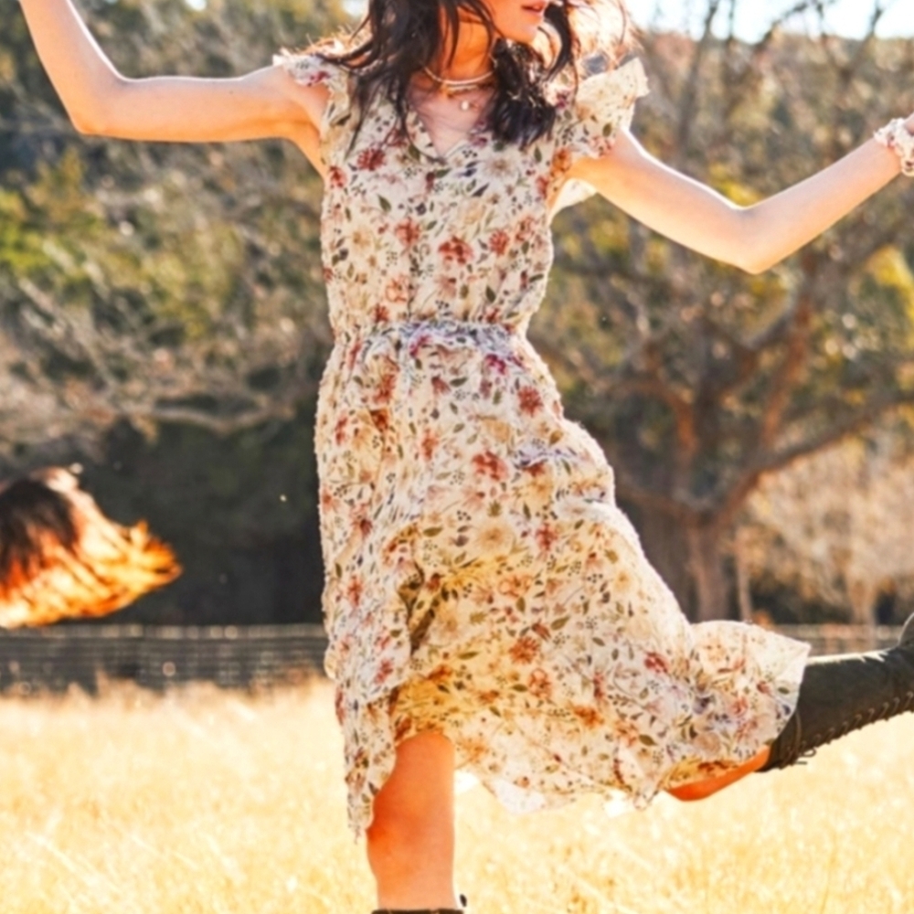 Floral Print Women's Dress